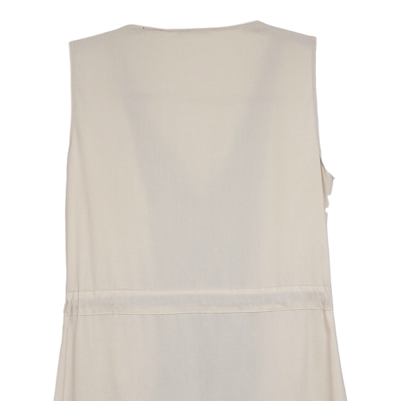 T Tahari Cream & Black Color block Sleeveless 3/4 Zip Dress Size 2 NWOT - Picture 6 of 9